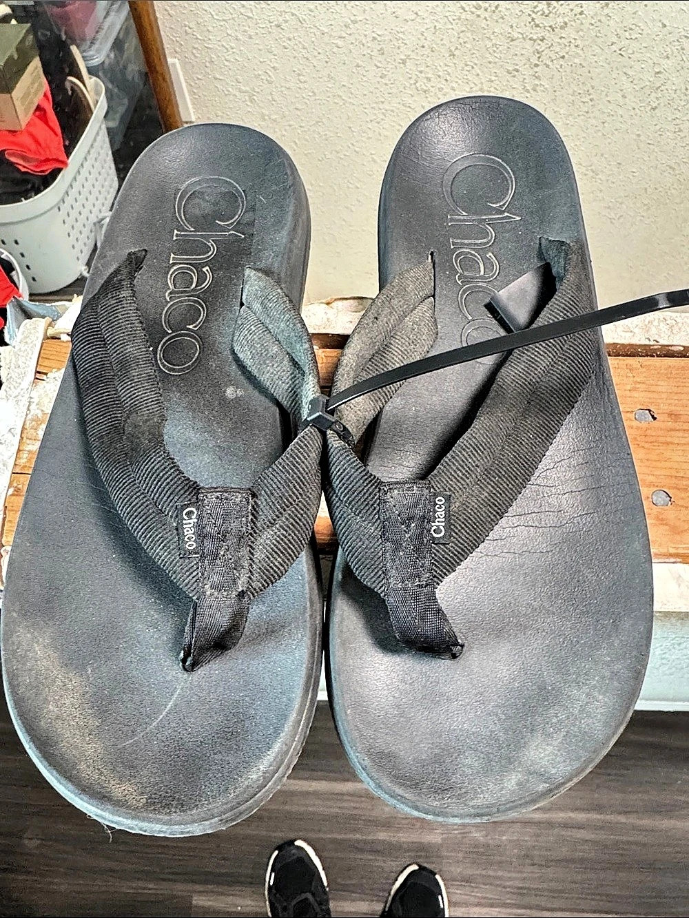 Chaco Classic Flip Flop Black Sandals